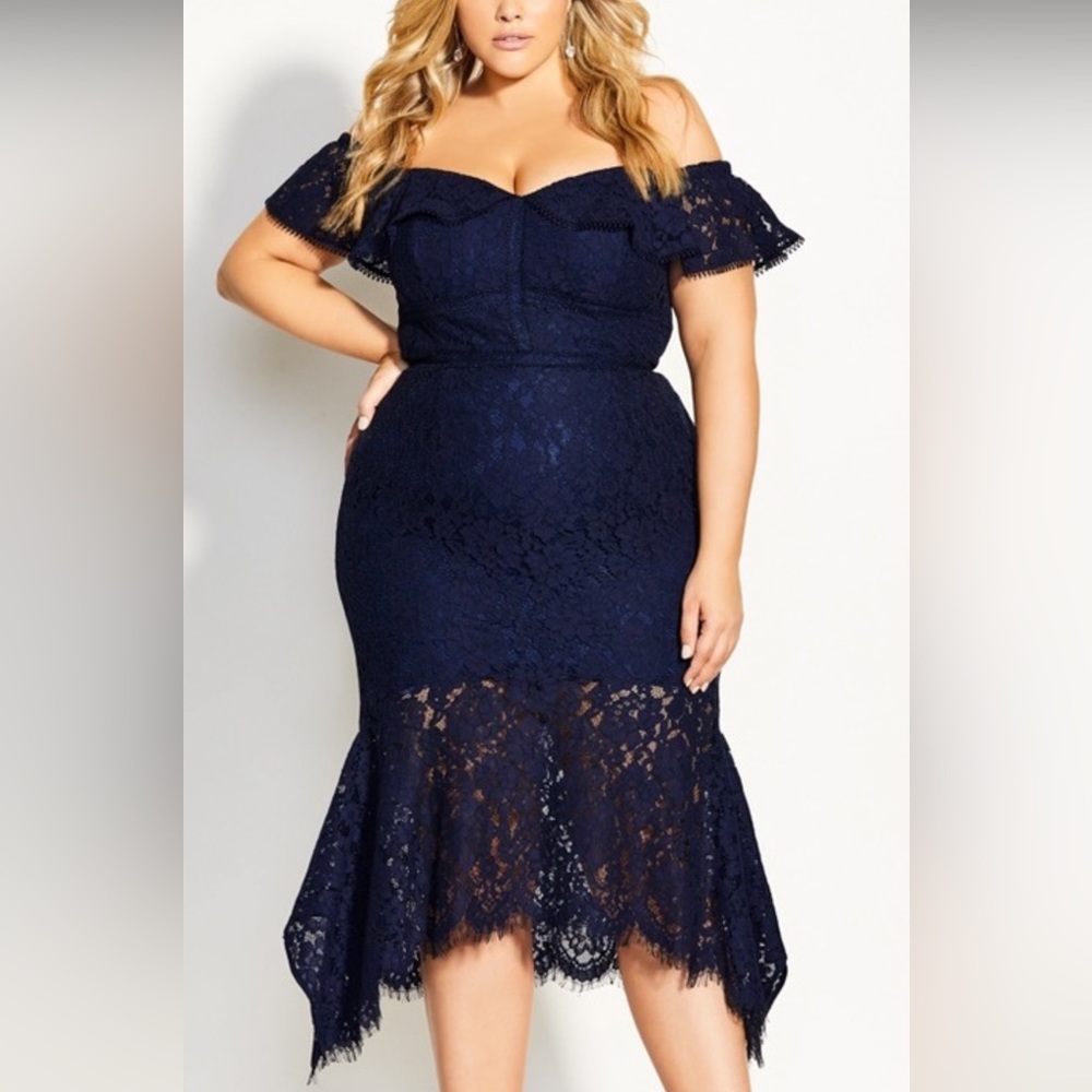 Angel Lace FF Never Worn with Tags in Navy Blue